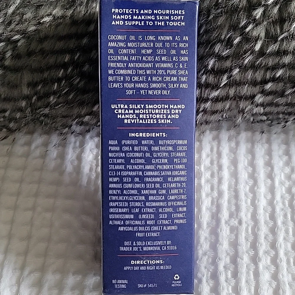 New Trader Joe's Ultra Moisturizing Hand Cream